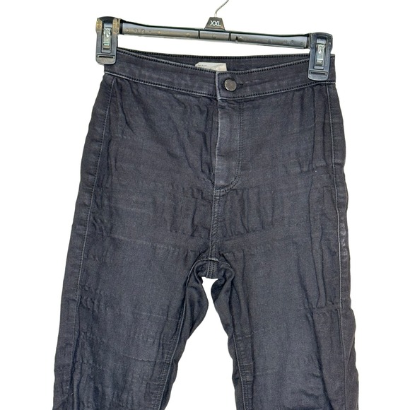 Topshop Moto Joni Womens Jeans Petite Mid-Rise Slim Fit Skinny Denim Black 26‎ - Picture 4 of 11